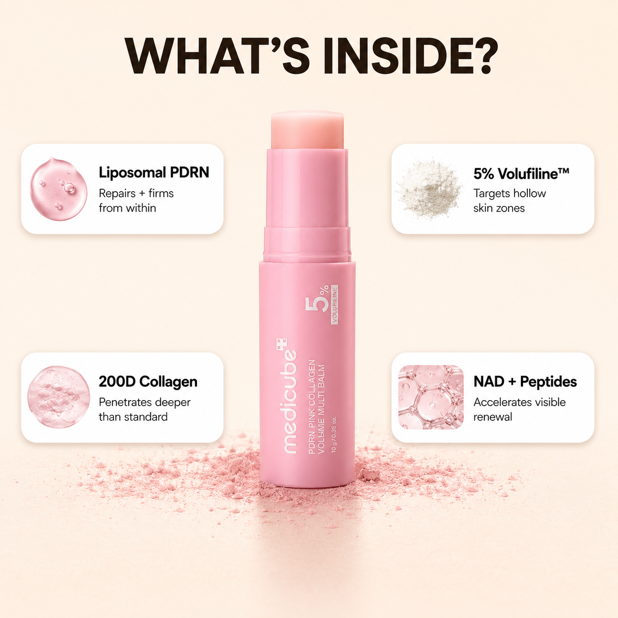 PDRN Pink Collagen Volume Multi Balm — Firm, Plump & Restore